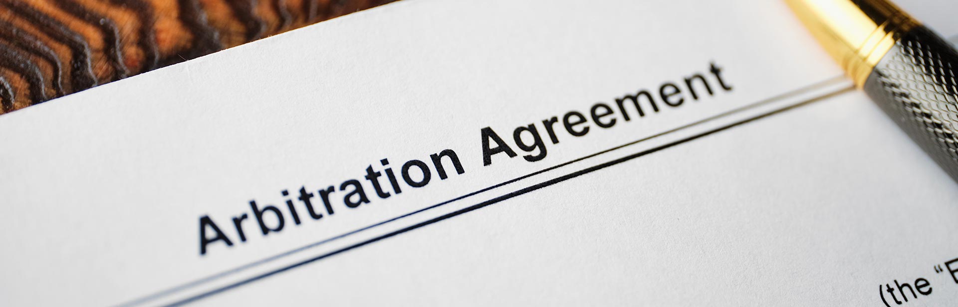 An arbitration agreement